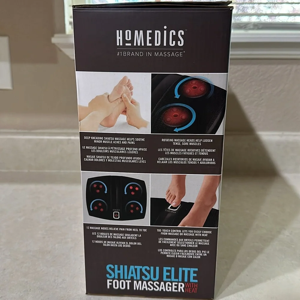 BNIB Homedics Shiatsu Elite Heated Foot Massager ⭐️ HOST PICK! - Picture 5 of 7